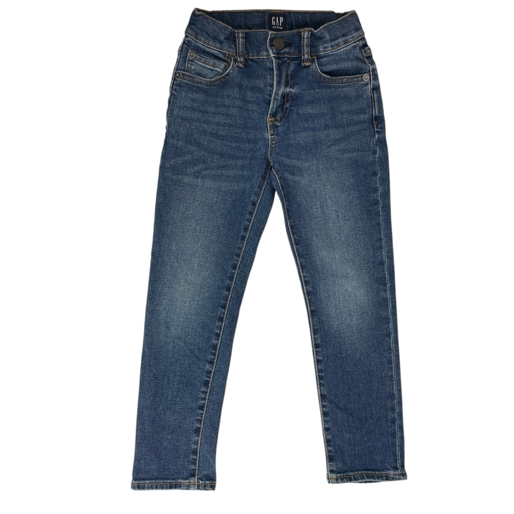 Gap Boys Regular Fit Stretch Slim Denim Blue Jeans Size 6